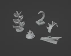Gaslands Blade Weapon Two Set