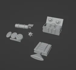 Gaslands Drop Weapon Four Set
