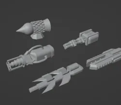 Gaslands Energy Weapon Two Set