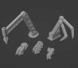 Gaslands Harpoon Weapon Two Set