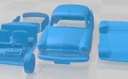 GAZ 21 Volga 1956 Printable Car