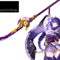 Genshin Impact - Engulfing Lightning 3D Model STL File