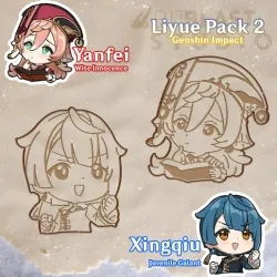 Genshin Impact Liyue Pack 2 Cookie Cutters