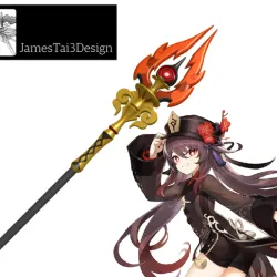 Genshin Impact - Staff Of Homa 3D Model STL File