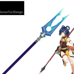 Genshin Impact - ''The Catch'' Polearm 3D Model STL File