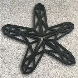 Geometric Starfish Wall Art