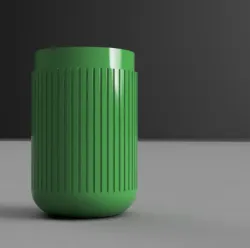 Green vase