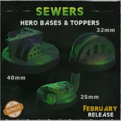 Hero Bases & Toppers - Sewers