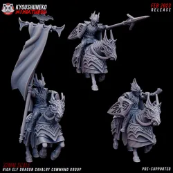 high elf dragon cavalry Command group