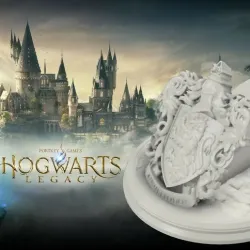 Hogwarts Legacy - Gryffindor PS5-PS4-XBOX controller stand 3D print model