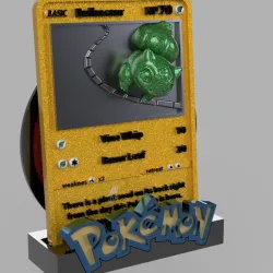 Holder for 3D Pokemon cards