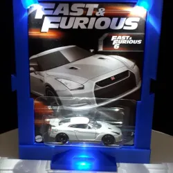 Hotwheels Display Dovetail joined Frame with lights