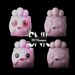 Igglybuff Pokemon KeyCap