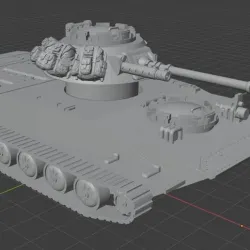 INTERGALACTIC GUARDS MOTOR RIFLE DIVISION - PT-76 SALAMANDER SCOUT PROXY