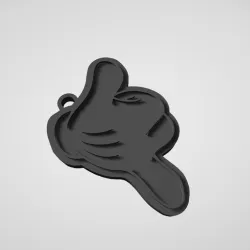 Keychain Mickey hand