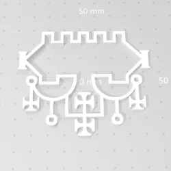 King Belial Sigil Prince of Hell Nine Realms STL and SVG