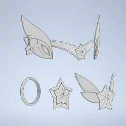 League of Legends: Wild Rift - Lux (Star Guardian) Accessories