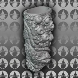 Lighter Sleeve - Eyeballs Evan 3D print model