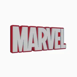 Marvel Logo 3D