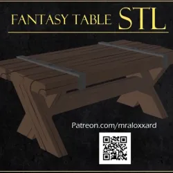 Medieval fantasy table
