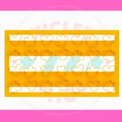 MICKEY MOUSE TEXTURE PLATE