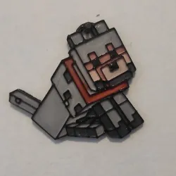 Minecraft dog Keychain