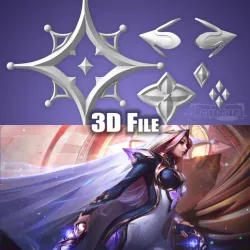 Miss Fortune Broken Covenant Prestige Accessories League of legends STL files