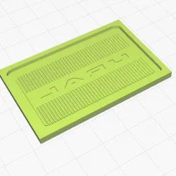 MOLD FOR CASTING Mudguard URAL 10 scale inscription in English