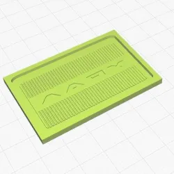 MOLD FOR CASTING Mudguard URAL 10 scale inscription in Russian