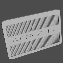 Mudguard for URAL 10 scale inscription in english