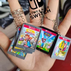 NINTENDO SWITCH GAME CARTRIDGE KEY CHAIN