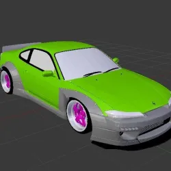 NISSAN S15 kit pandem rocket bunny 1/18 1/10 .... rc
