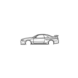 nissan skyline r34 silhouette
