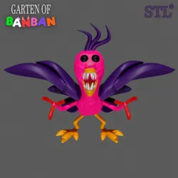 Opila Bird Mutant from Garten of Banban 80LV Evolution | Fan Art | BGGT
