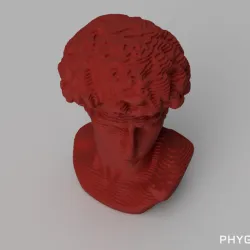 Parametric Head of David Digital File Package for 3D Printing/CNC/Laser