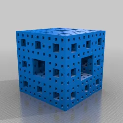 Photonic Fractal Cube