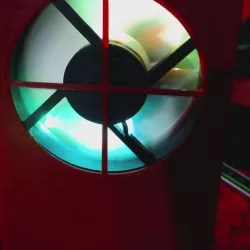 portable fan with RGB LED