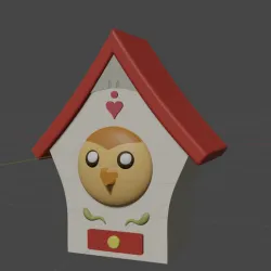Portable hooty figure