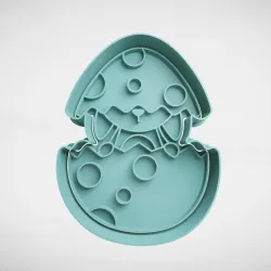 rabbit in easter egg