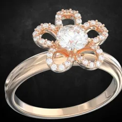 Ring with stones 184