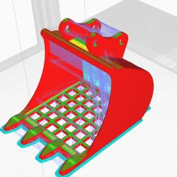 Screen bucket for Volvo EC160E (1:14)