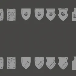 Silver Wardens Standards/Shoulder Shields
