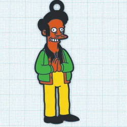Simpsons Apu keychain.
