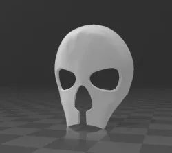 Skeleton mask inspired by darth nihilus