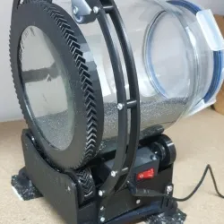 Spring loaded bearing bracket for Reittec Polisher