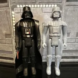 STAR WARS VINTAGE DARTH VADER ACTION FIGURE RESTORED RESTO-MOD, CUSTOM UNPRODUCED KENNER, HASBRO ACTION FIGURE, 3.75", 1/18, 5POA
