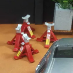 STL JACK STAND ,  CAVALETE PARA CARRO , CAR WORKSHOP