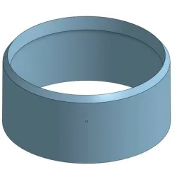 Super Dust Deputy 5in reducer to 4in PVC adaptor
