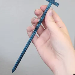 Sword Hair Stick (Easy Print)