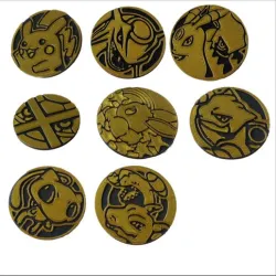 TCG Pokemon coins - coin - pack x8 (1A)